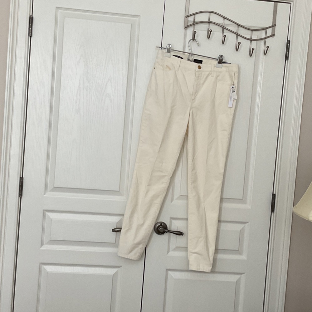 Talbots Women's Elegant Cream Skinny Pants